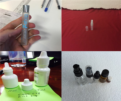 Shishet me vaj të lëngshëm E-cigareje që mbushin makinat në shishe plotësisht automatike